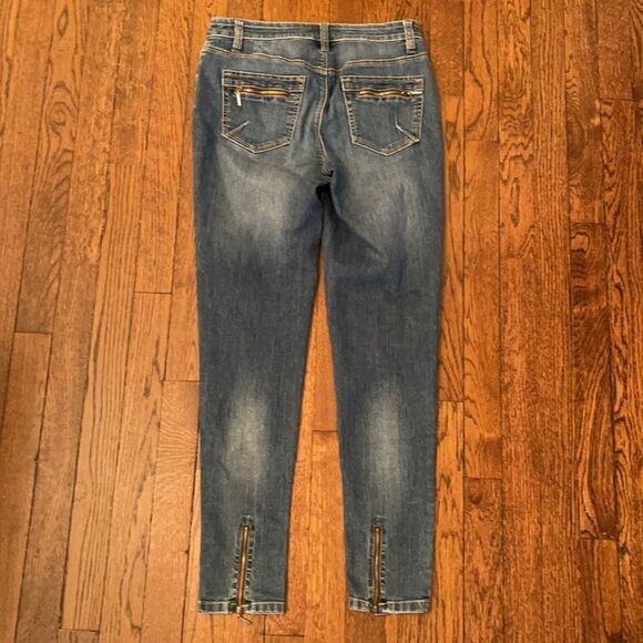 Cache Sz 2 Zipper Jeans So cute!! EUC - Picture 1 of 11